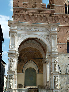 的Paizzo广场卡贝拉迪Piazza礼拜堂阳台建筑学会议目的地广场正方形妈妈拱形地方图片