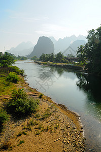 宋河在老挝万维昂图片