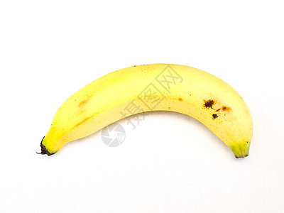 孤立在白白色上的香蕉黄色营养热带早餐皮肤小吃水果蔬菜团体丛林图片