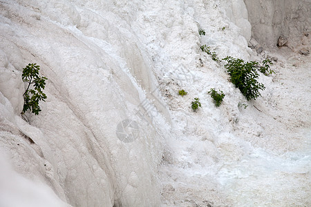 土耳其帕穆卡勒的特雷弗丁池和梯田温泉假期旅行矿物旅游水池石灰华岩石蓝色盆地图片