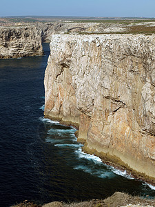 圣文森特角附近的古迹悬崖海岸岩石荒野海岸线危险旅游尖岩地平线波浪海洋保险图片