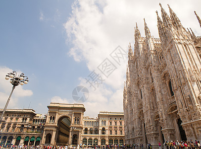 米兰大教堂教堂记忆资产纪念馆文化建筑学雕刻广场艺术城市图片