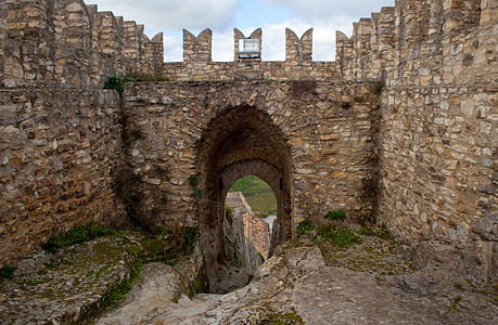 哈尔的移动城堡中世纪城堡弧 斯佩林加旅游游客艺术建筑学雕塑纪念碑建筑废墟堡垒岩石背景