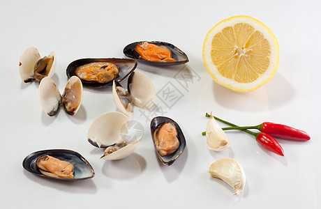 贝和蛤饮食用餐渔夫食谱盘子动物烹饪褐藻市场蛤蜊图片