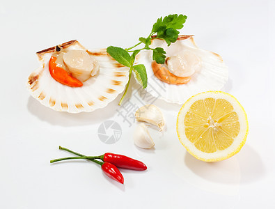 主管人员拼盘烹饪小龙虾海鲜食物盘子橙子市场美味餐厅图片