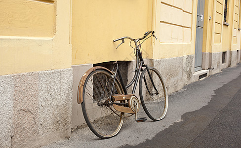 复古自行车旧自行车车踏板车轮背景