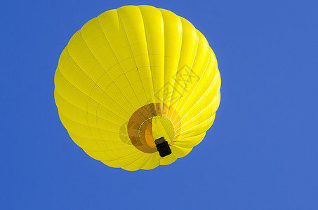 热空气气气球航班天空空气高度飞行热气天线黄色蓝色图片