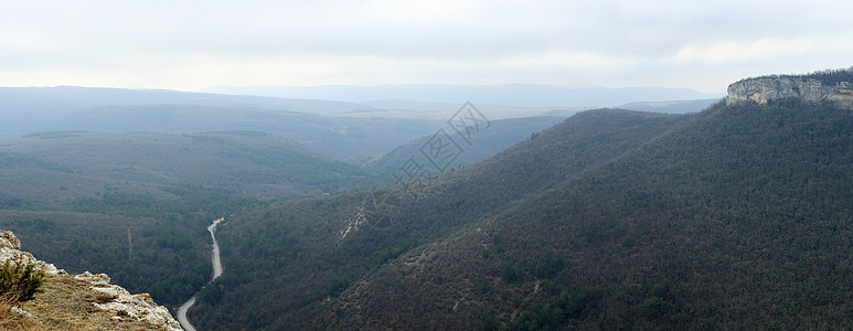 山洞城市MangupKale天气爬坡海岸线风景旅行场景天空蓝色天堂地平线图片