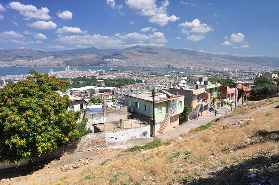 土耳其伊兹密尔土耳其旅行全景结构概况水平美化火鸡栅栏城市图片