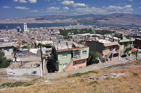 土耳其伊兹密尔土耳其水平全景栅栏美化火鸡城市旅行图片