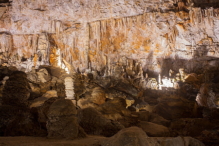 巨洞 斯哥尼科 里雅斯特旅行大道石灰石石笋柱子洞穴学编队岩石洞穴勘探图片