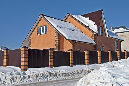 冬季红石乡村之家图片