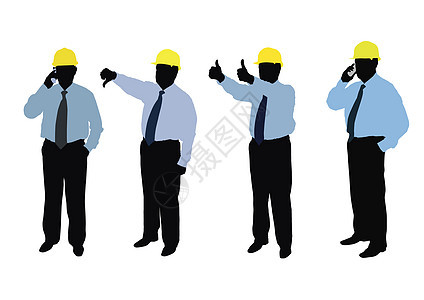 建筑师衣服展示头盔就业白色男性商业工作安全帽安全图片