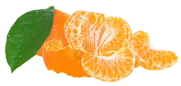 近交针橙子叶子食物水果背景图片