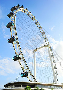 新加坡飞轮摩天轮车轮世界天空传单景点金属公园建筑学旅行图片