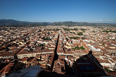 佛罗伦萨的观景地标天使街道场景建筑学城市天炉全景教会大教堂图片