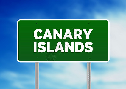 加那利群岛公路标志图片