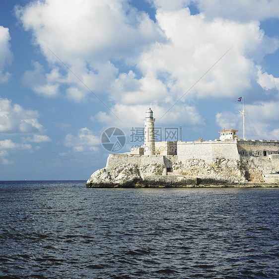 古巴哈瓦那堡垒城市首都灯塔世界要塞建筑学工事防御建筑图片