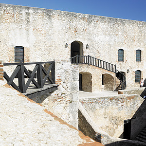古巴圣地亚哥古巴省城堡建筑堡垒据点旅行建筑学外观建筑物要塞历史性世界图片