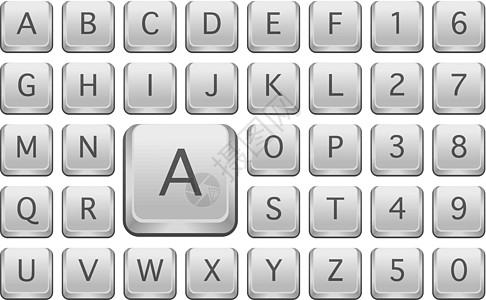 键盘按键技术白色数字电脑按钮纽扣字母背景图片