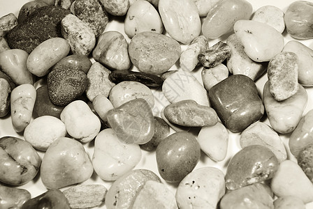 石头海洋棕褐色海滩自然圆形背景图片