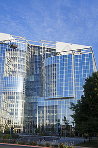 阿克伦大学天际摩天大楼城市窗户学校市中心建筑学大学教育建筑图片