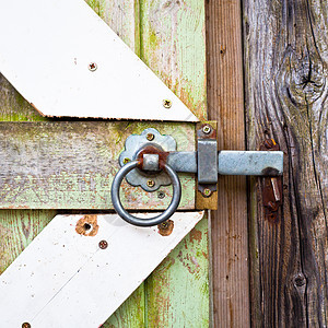门锁风化闩锁世界金属乡村锁定安全木头图片