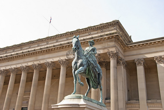 维多利亚王后女神像女王版税帝国纪念馆历史性雕塑历史雕像文化石头图片