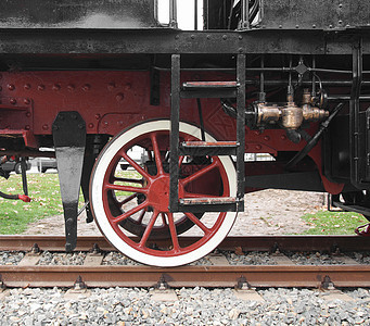 蒸汽列车火车民众运输曲目过境机车工具车轮铁路车辆图片