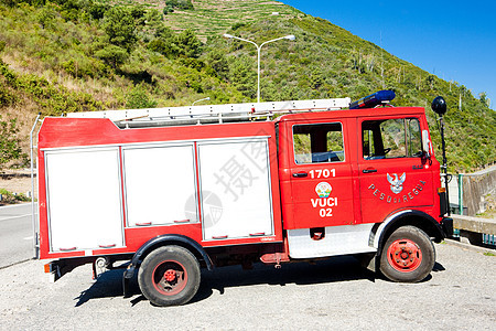 葡萄牙杜罗谷Folgosa消防车图片