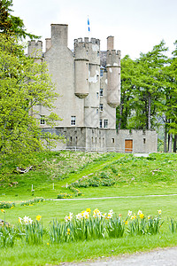 布赖马尔城堡 苏格兰地标花坛外观植被植物旅行花园历史建筑学景点图片