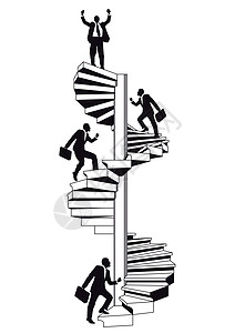职业阶梯楼梯优胜者成就商务进步梯子商业动机竞争人士图片