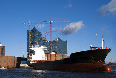 汉堡港汉堡建筑进步起重机城区城市城市规划工地繁荣建筑学图片
