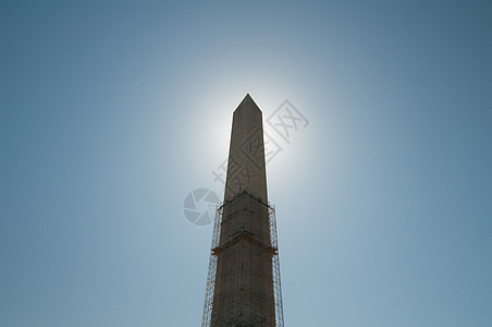 莱文顿纪念碑地标直流电城市纪念馆公园反射池历史性日出柱子反射图片