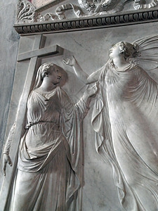 奥维托大教堂地标金子建筑学教会雕像纪念碑拱廊雕塑窗户宽慰图片