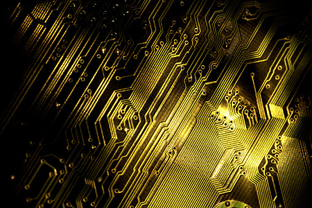 计算机电路科学母板技术绿色工程微电路半导体芯片墙纸电子产品图片