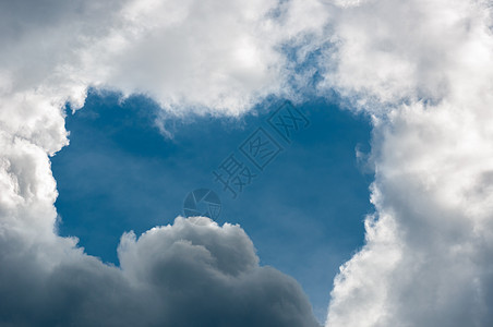 蓝蓝天空天气白色晴天自由场景气象风景环境蓝色柔软度图片