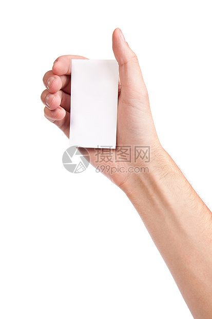 商务人士手中拿着空白名片的公用名片手势框架卡片信用会议手指商业人士男性办公室图片