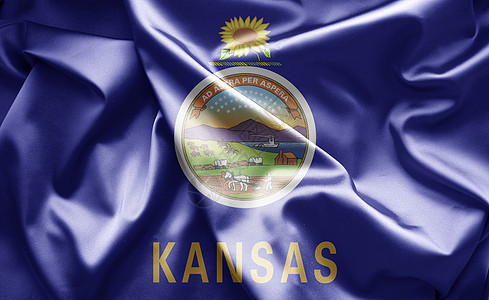 堪萨斯州皮卡横幅插图旗帜图片
