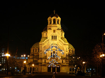 保加利亚索非亚亚历山大内夫斯基大教堂文化宗教圆顶城市寺庙建筑历史纪念碑大教堂教会图片