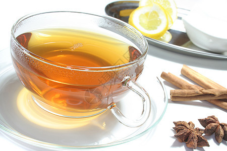 柠檬茶香料防御柠檬疾病绿色维生素酿造糖果茶杯八角图片