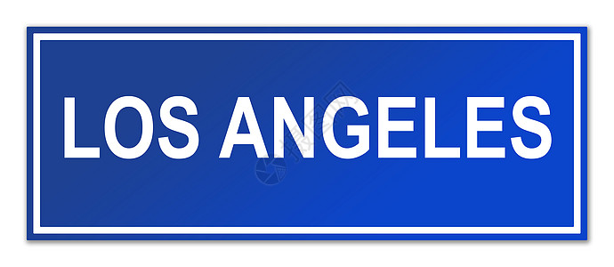 洛杉矶街牌图片