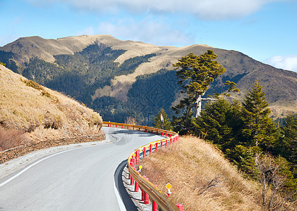 山区公路小路风景运输旅行沥青车道森林树木乡村城市图片