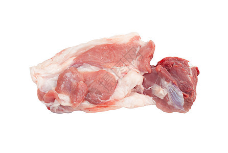 新鲜猪排白色烹饪牛扒食物红色猪肉架子粉色图片