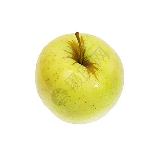 白上孤立的苹果食物保健水滴卫生果味养分宏观水果小吃饮食图片