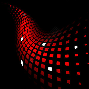 3 d 抽象动态红色背景溺爱网格黑色白色创造力艺术圆形横幅活力正方形图片