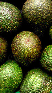 阿沃卡多水果蔬菜绿色背景图片