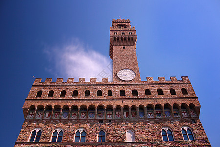 意大利佛罗伦萨旧宫城市历史遗产蓝色地标旅行假期吸引力游客城堡图片