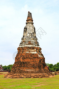 寺庙 泰国Ayutthaya历史公园佛教徒地标神社废墟艺术建筑学建筑文化旅游佛塔图片