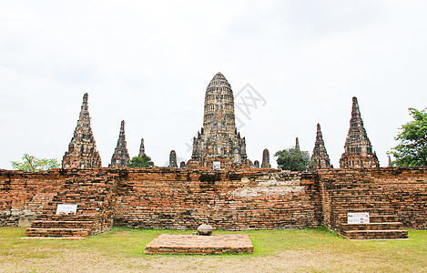 寺庙 泰国Ayutthaya历史公园宝塔文化佛塔建筑学宗教巅峰建筑旅游古董地标图片